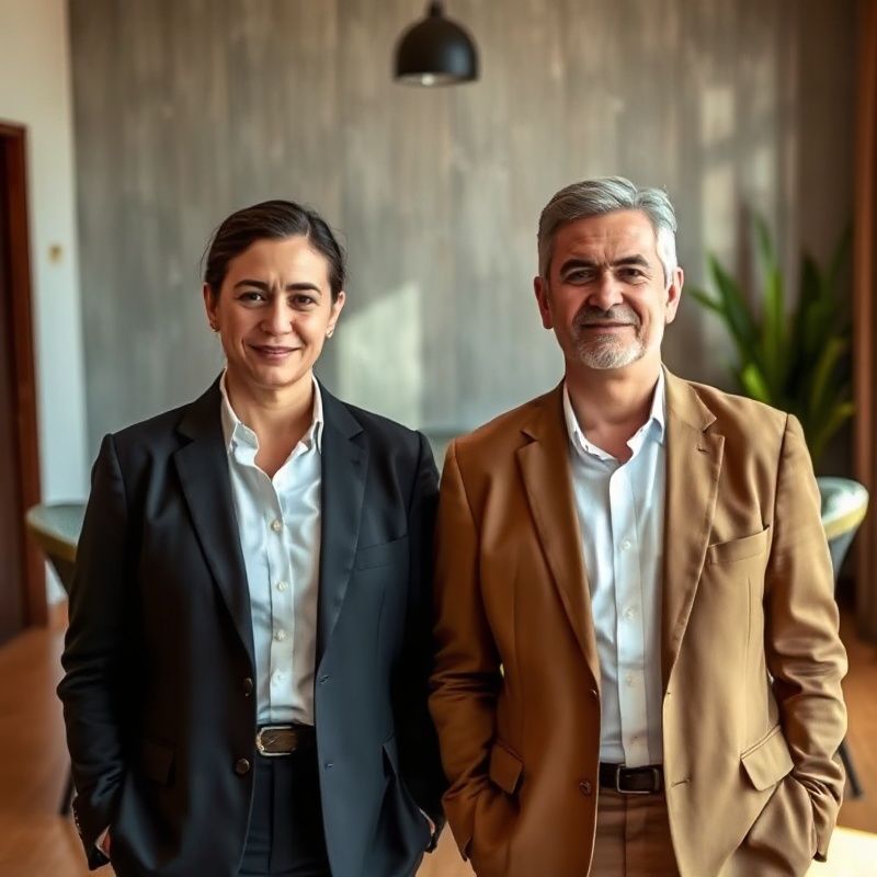 Equipo de asesores fiscales en una sala de reuniones de Madrid